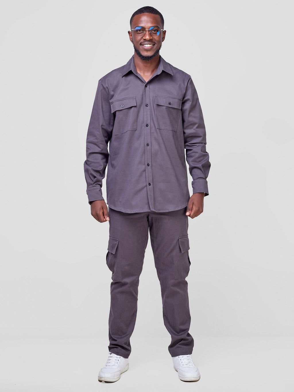 Safari Huru Peplum Shacket - Sand
