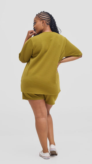 Shiv & Shikie X Safari Boxy T Shirt - Olive