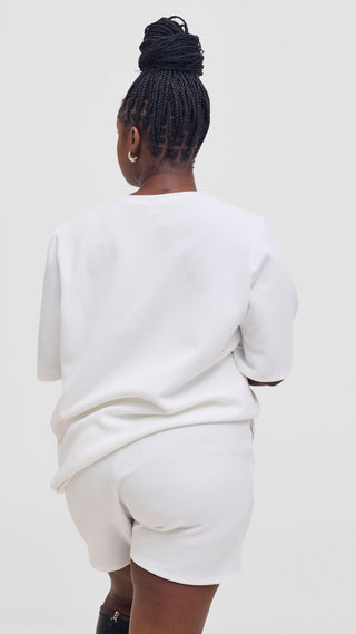 Shiv & Shikie X Safari Boxy T Shirt - White