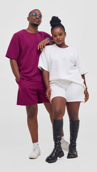 Shiv & Shikie X Safari Boxy T Shirt - White