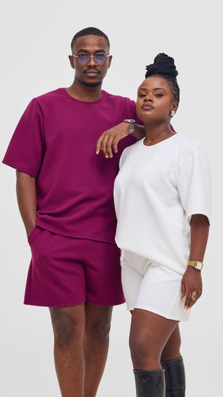 Shiv & Shikie X Safari Boxy T Shirt - Purple