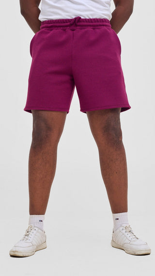 Shiv & Shikie X Safari Drawstring Shorts - Purple - Shopzetu