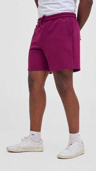 Shiv & Shikie X Safari Drawstring Shorts - Purple - Shopzetu