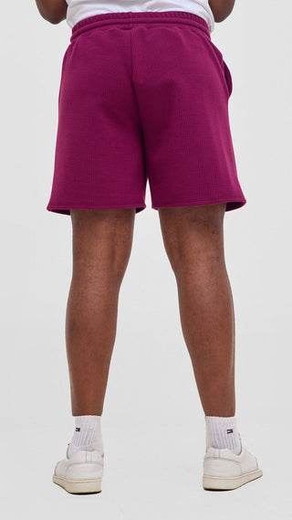 Shiv & Shikie X Safari Drawstring Shorts - Purple - Shopzetu