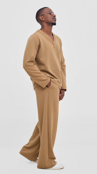 Shiv & Shikie X Safari Drawstring Pants - Dark Tan
