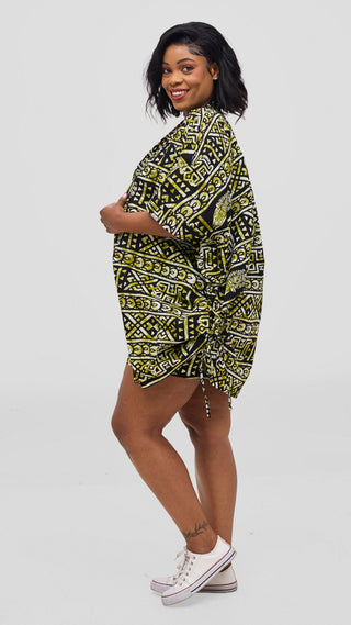 Safari by Vivo Zehra Kitenge Short Kimono -