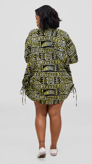 Safari by Vivo Zehra Kitenge Short Kimono -
