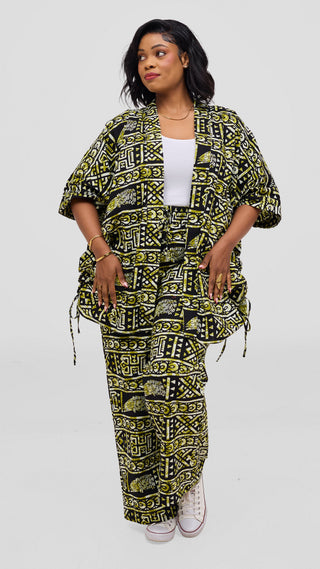 Safari by Vivo Zehra Kitenge Short Kimono -