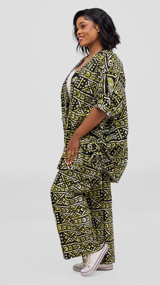 Safari by Vivo Zehra Kitenge Short Kimono -