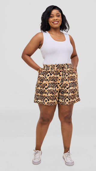 Safari by Vivo Zehra Kitenge Shorts -