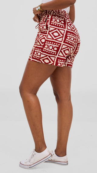Safari by Vivo Zehra Kitenge Shorts -