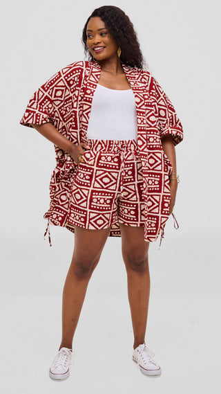 Safari by Vivo Zehra Kitenge Shorts -