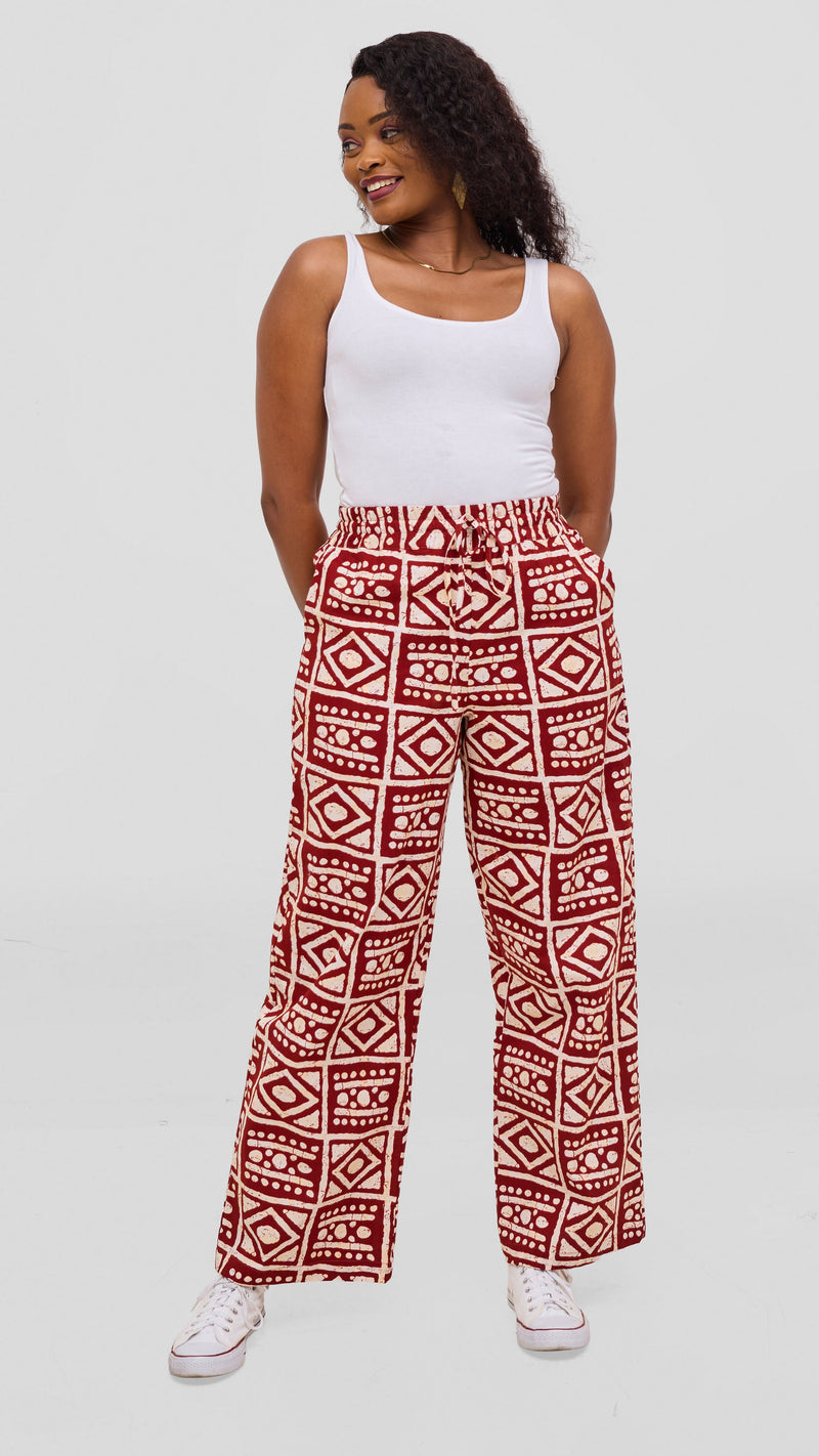 Safari by Vivo Zehra Kitenge Pants - Taswi Print