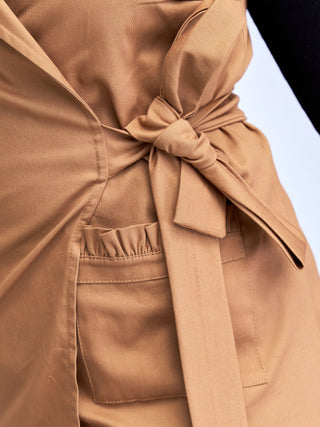 Safari Mali Wrap Lapel Top -