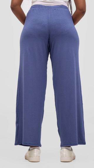Safari Lounge Pants - Powder Blue - Shopzetu