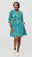 GREEN / BLACK ADIA PRINT
