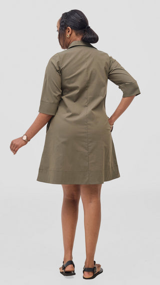 Safari Mansi Wide Hem Tent Dress -