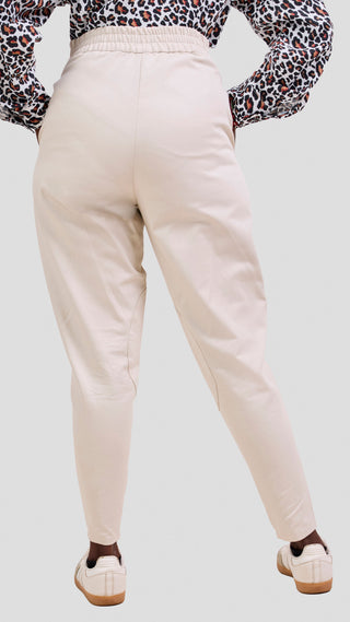Safari Chui Jodhpur Pants - White Cloud