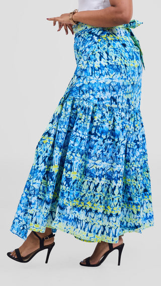 Safari Tafari Wrap Skirt - Suma Print