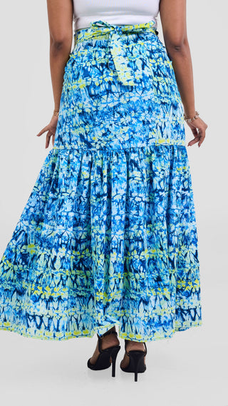 Safari Tafari Wrap Skirt - Suma Print