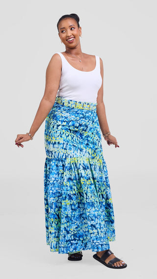 Safari Tafari Wrap Skirt - Suma Print