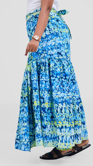 Safari Tafari Wrap Skirt - Suma Print