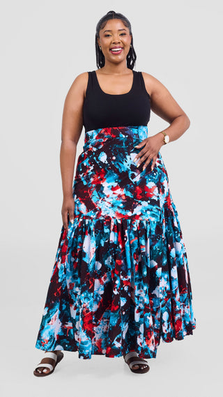 Safari Tafari Wrap Skirt - Cheli Print
