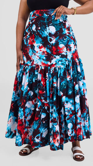 Safari Tafari Wrap Skirt - Cheli Print