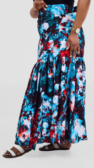 Safari Tafari Wrap Skirt - Cheli Print