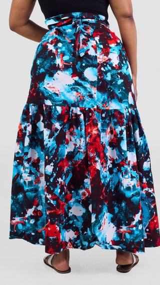 Safari Tafari Wrap Skirt - Cheli Print