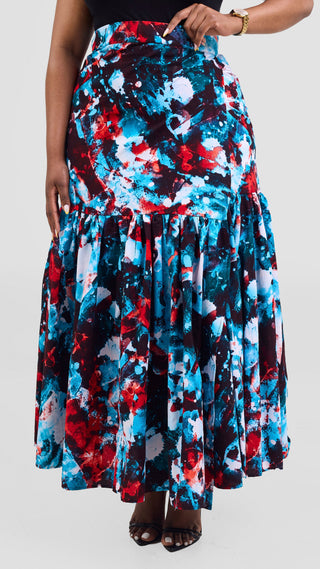 Safari Tafari Wrap Skirt - Cheli Print