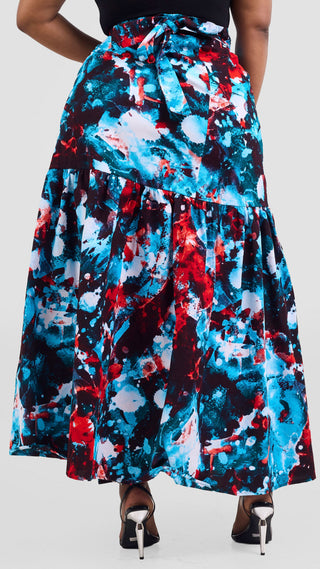 Safari Tafari Wrap Skirt - Cheli Print