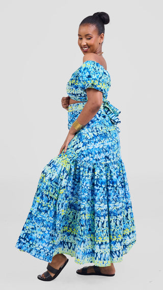 Safari Tafari Wrap Skirt - Suma Print