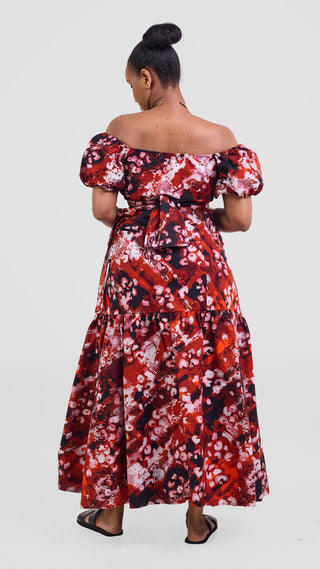 Safari Tafari Wrap Skirt - Wami Print