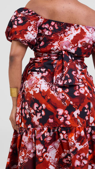 Safari Tafari Wrap Skirt - Wami Print