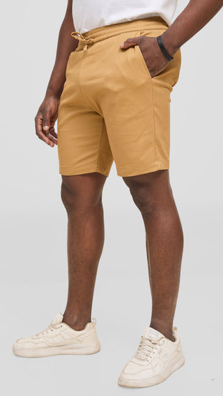 Safari By Vivo Mens Cotton Shorts - Khaki Tan