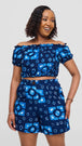 DARK NAVY ASILI PRINT