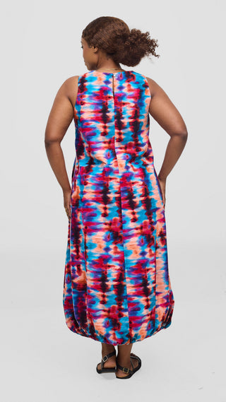 Safari by Vivo Naledi Bubble Midi Dress - Candy Print