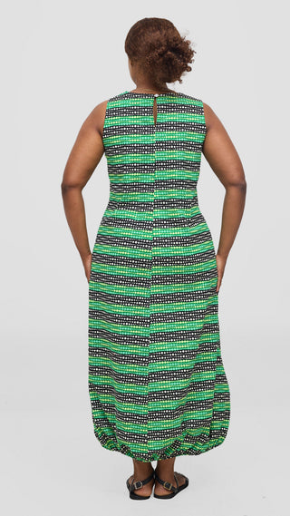 Safari by Vivo Naledi Bubble Midi Dress - Voni Print