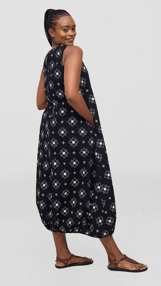 Safari by Vivo Naledi Bubble Midi Dress - Riza Print
