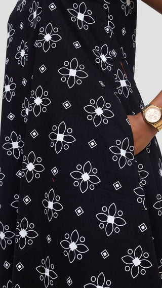 Safari by Vivo Naledi Bubble Midi Dress - Riza Print