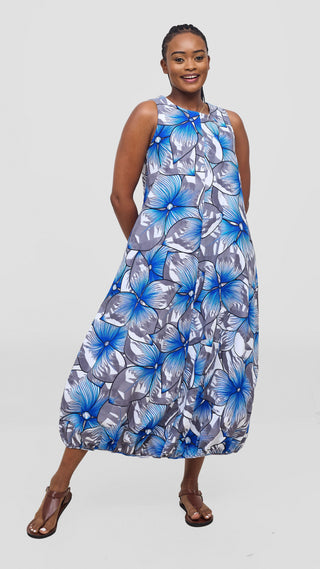Safari by Vivo Naledi Bubble Midi Dress - Neli Print