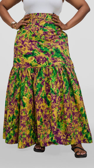 Safari Tafari Wrap Skirt - Semu Print