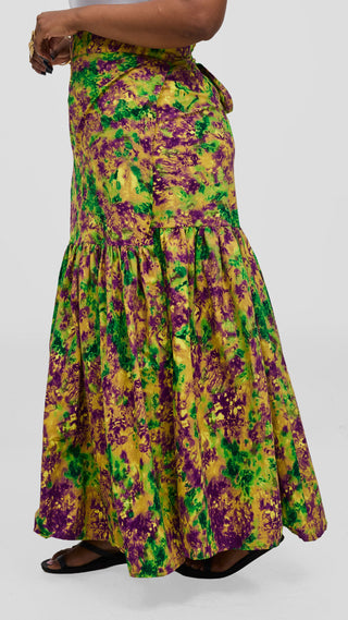 Safari Tafari Wrap Skirt - Semu Print