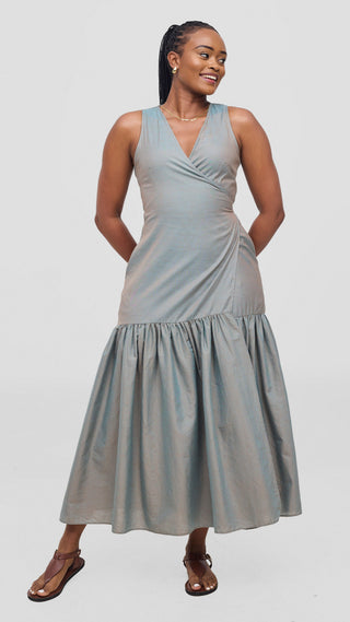 Safari Solana Wrap Dress -
