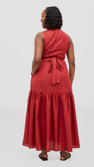 Safari Solana Wrap Dress -