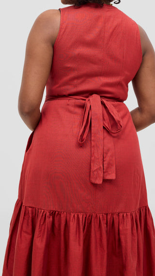 Safari Solana Wrap Dress -