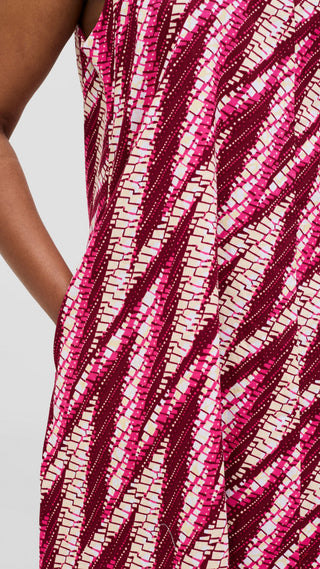 Safari by Vivo Naledi Bubble Midi Dress - Isara Print
