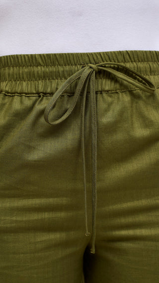 Safari by Vivo Zehra Drawstring Pants - Hunters Green