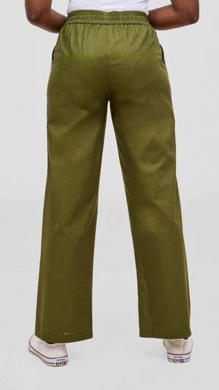 Safari by Vivo Zehra Drawstring Pants - Hunters Green